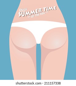 Sexy body. summer concept 
