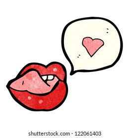 sexy cartoon lips