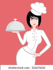 sexy chef illustration