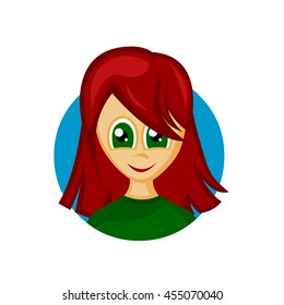 sexy cute pretty young redhead girl avatar