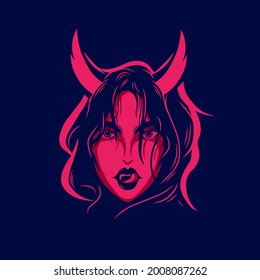 Erotic devil logo