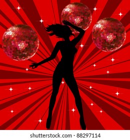 Sexy female dancing