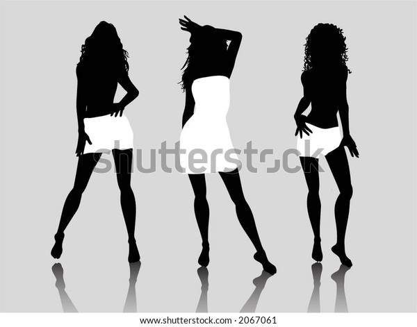 Sexy Females Stock Vector Royalty Free 2067061 Shutterstock 
