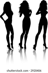 Sexy Females Vector Stock Vector (Royalty Free) 2920406