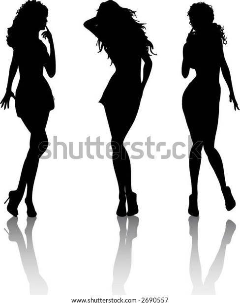 Sexy Females Vector Stock Vector Royalty Free 2690557 Shutterstock