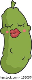 Sexy Funny Dill Pickle Cartoon