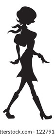 Sexy Girl Silhouette