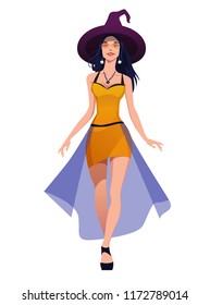 Sexy halloween witch