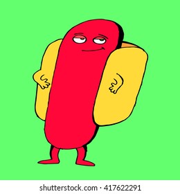 Sexy hot dog