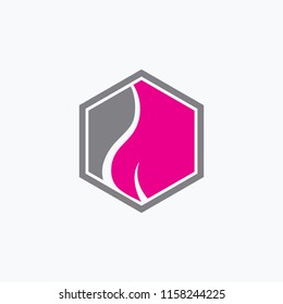 sexy icon vector EPS 10, beauty logo template