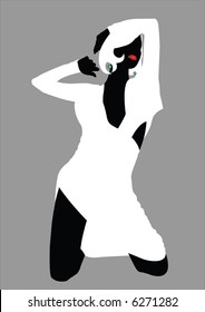 Sexy Lady. Vector illustration