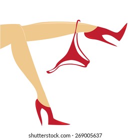 Sexy Legs Panties Stock Vector (Royalty Free) 269005637 | Shutterstock