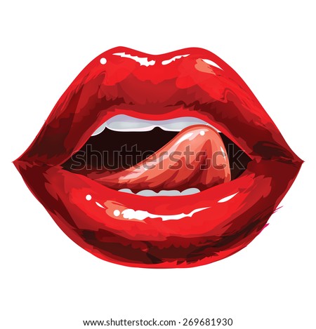 Sexy Licking Lips Sexy Licking Lips
