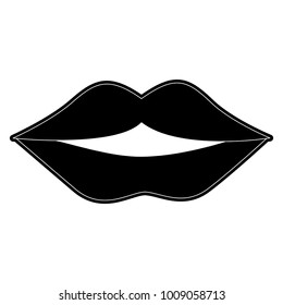 Sexy lips cartoon
