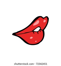 sexy lips cartoon