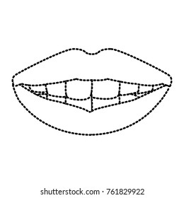 Sexy lips cartoon