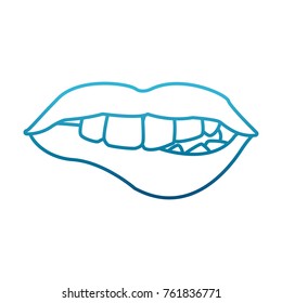 Sexy lips cartoon