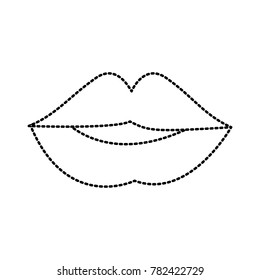 Sexy lips cartoon
