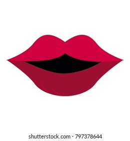 Sexy lips cartoon