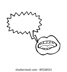 sexy lips cartoon