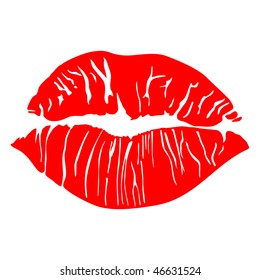 sexy lips print