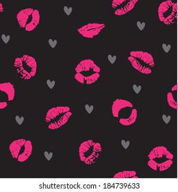 Sexy Lips Seamless Pattern