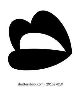 Sexy Lips Vector Icon