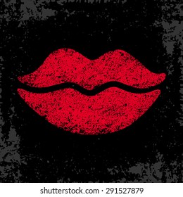 Sexy Lips Vector Icon