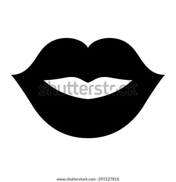 Sexy Lips Vector Icon Stock Vector Royalty Free 291527816 Shutterstock