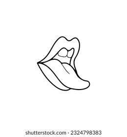 sexy lips Vektorgrafik-Konzept