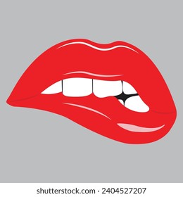 Sexy Lips vector t-shirt design