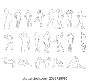Sexy Man EPS Cortar archivos Sexy Man Silhouette masculino Strippers EPS Hot Men EPS Modelo masculino EPS Sexy Man Bundación