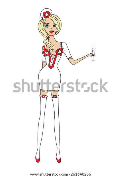 Sexy Nurse Stock Vector Royalty Free Shutterstock