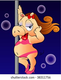 sexy pig character