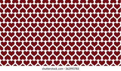 Sexy Red hearts seamless vector pattern, can be used for wallpaper, pattern fills, web page background, surface textures and valentine day card.