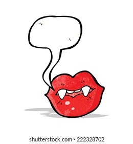 sexy vampire lips cartoon