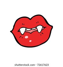 sexy vampire lips cartoon