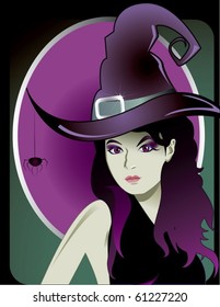sexy witch portrait