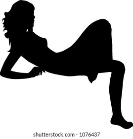 sexy woman posing vector