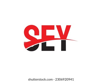 SEY Letter Initial Logo Design Vector Illustration