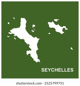 Seychelles country map icon vector symbol design