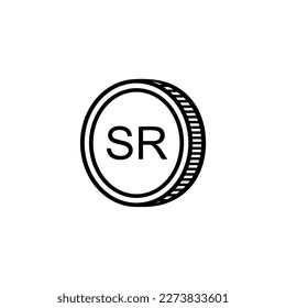Seychelles Currency Symbol, Seychellois Rupee Icon, SCR Sign. Vector Illustration