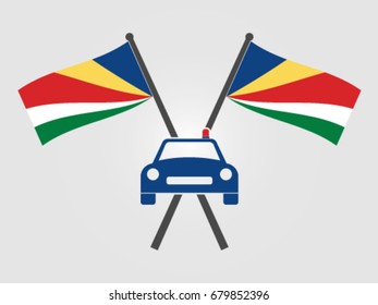 Seychelles Emblem Cop Police