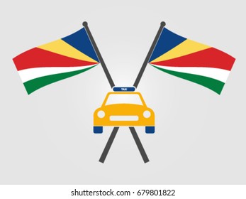 Seychelles Emblem Taxi