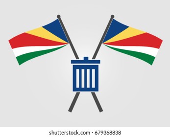 Seychelles Emblem Trash Management