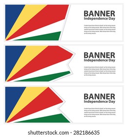  seychelles Flag banners collection independence day