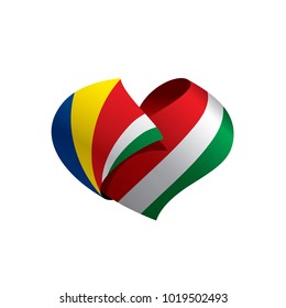 Seychelles flag, vector illustration
