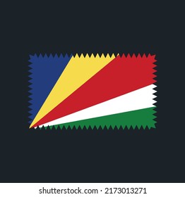 Seychelles Flag Vector. National Flag