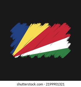 Seychelles Flag Vector. National Flag