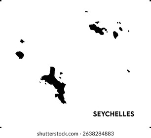 Seychelles icon vector design, Seychelles Logo design, Seychelles's unique charm and natural wonders, Use it in your marketing materials, travel guides, or digital projects, Seychelles map logo icon